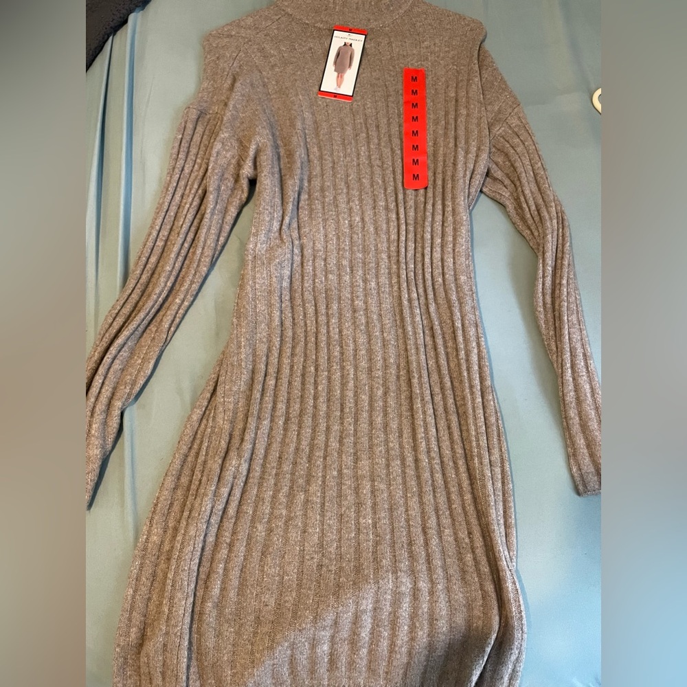 Tan Sweater dress